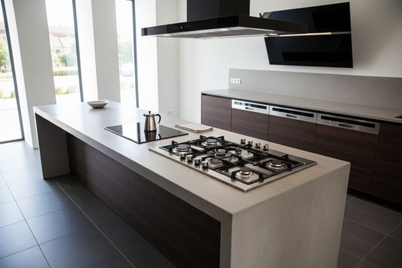 Gas Cooktop Installation detail