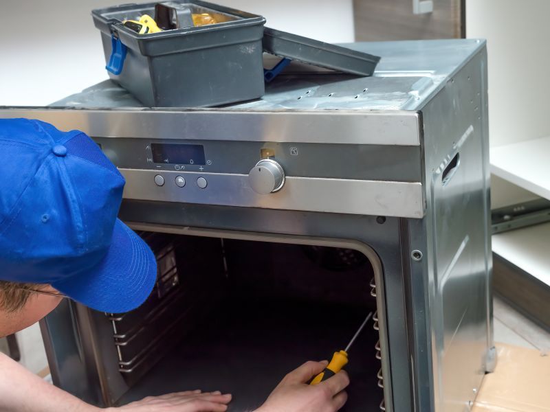 Gas Oven Repair detail