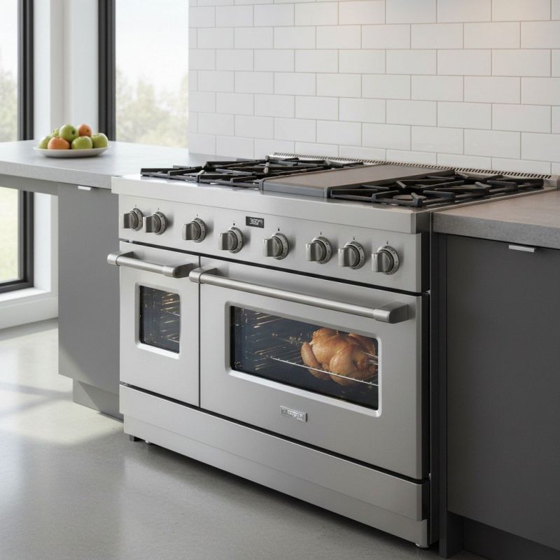 Gas Range Installation detail